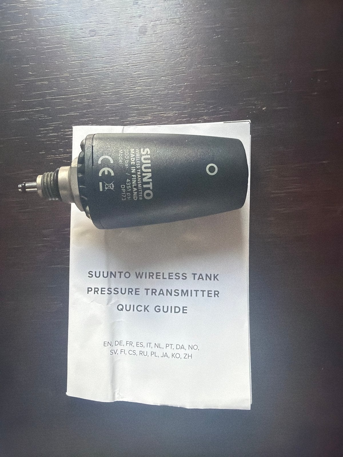 Suunto Wireless Tank Pressure Transmitter, Watersport en Boten, Ophalen of Verzenden, Zo goed als nieuw, Duikcomputer