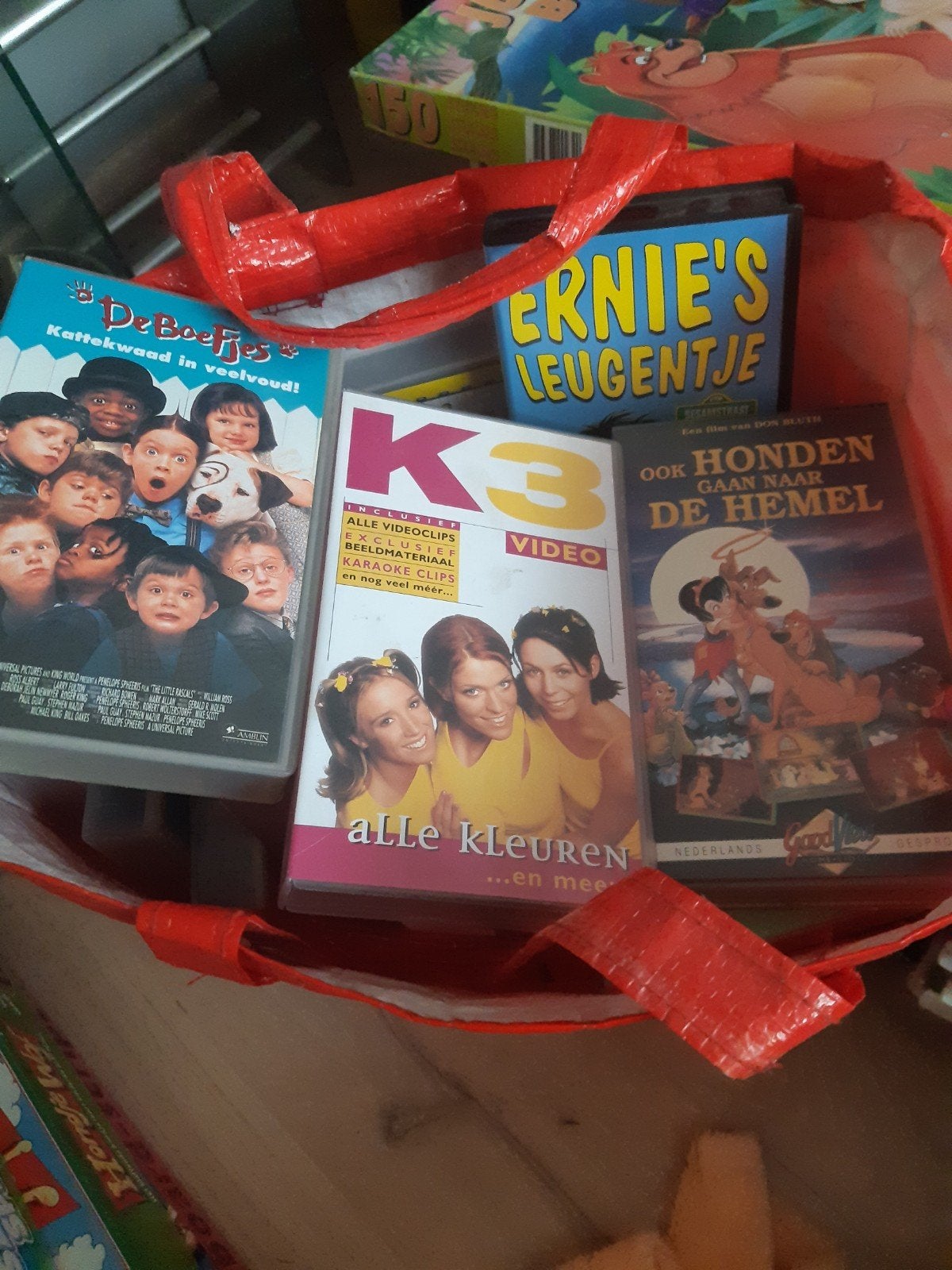 tas vol videos, Alle leeftijden, Ophalen of Verzenden, Zo goed als nieuw