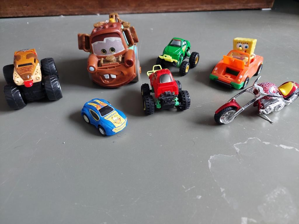 Diverse autootjes en voertuigen speelgoed set, Ophalen of Verzenden, Gebruikt