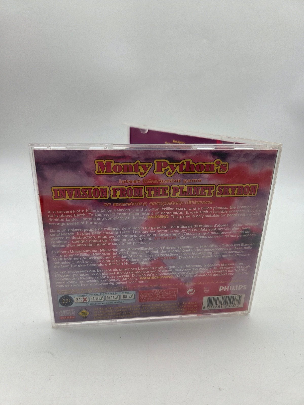 Monty Python's Invasion From The Planet Skyron CD-i, Spelcomputers en Games, Avontuur en Actie, Gebruikt, 1 speler, Info@philips.com