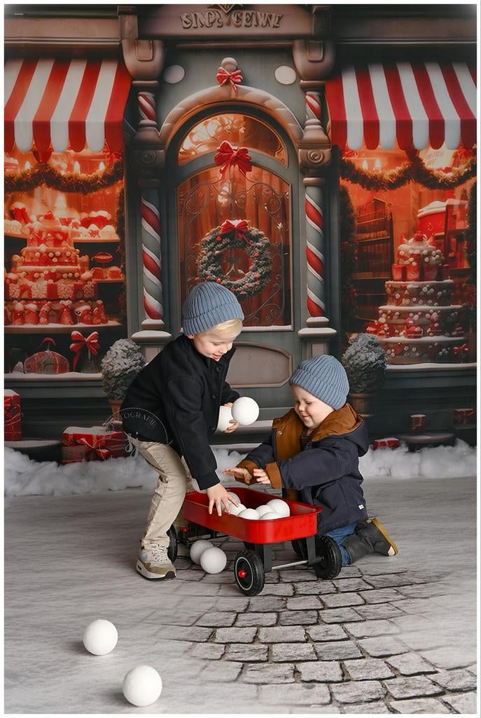 Kerst achtergrond in hoek opstelling 2 doeken, Audio, Tv en Foto, Fotografie | Fotostudio en Toebehoren, Ophalen of Verzenden