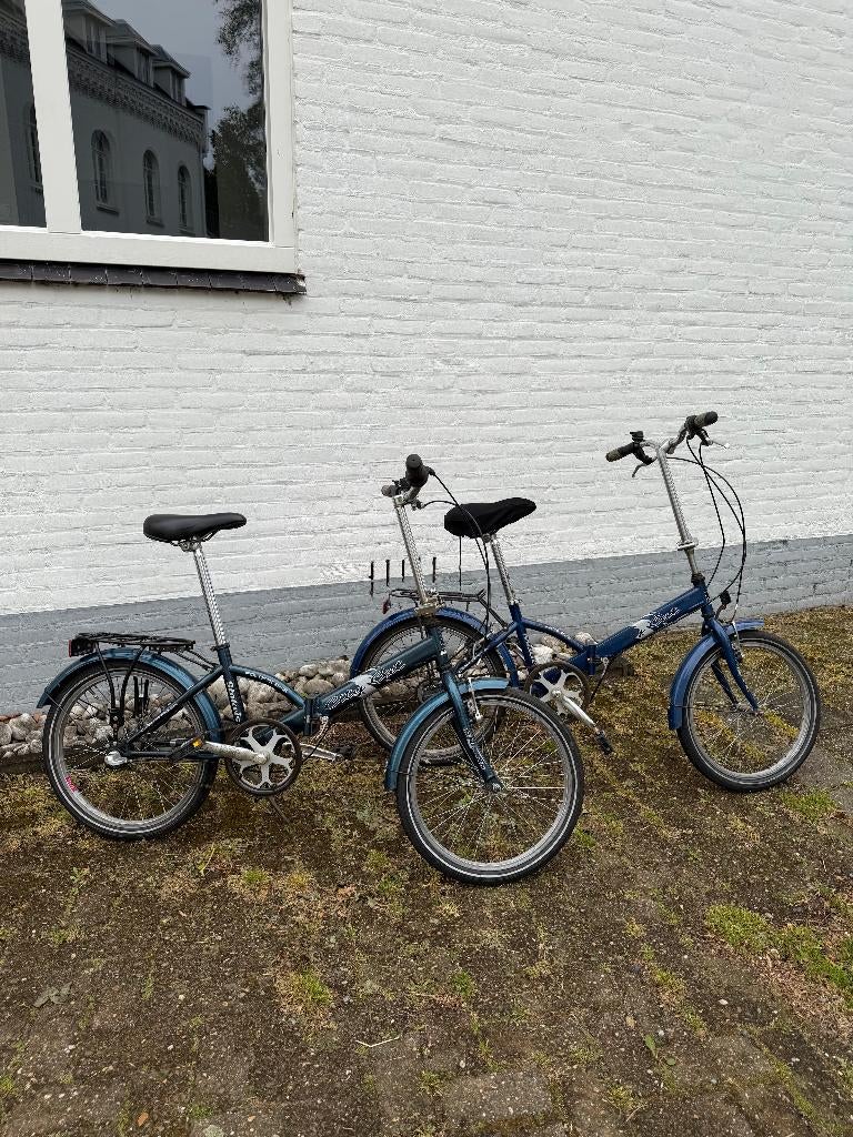 2x Stokvis City Cat Vouwfietsen – 20 inch – Rijklaar, 20 inch of meer, Gebruikt, Versnellingen, Totaal opvouwbaar