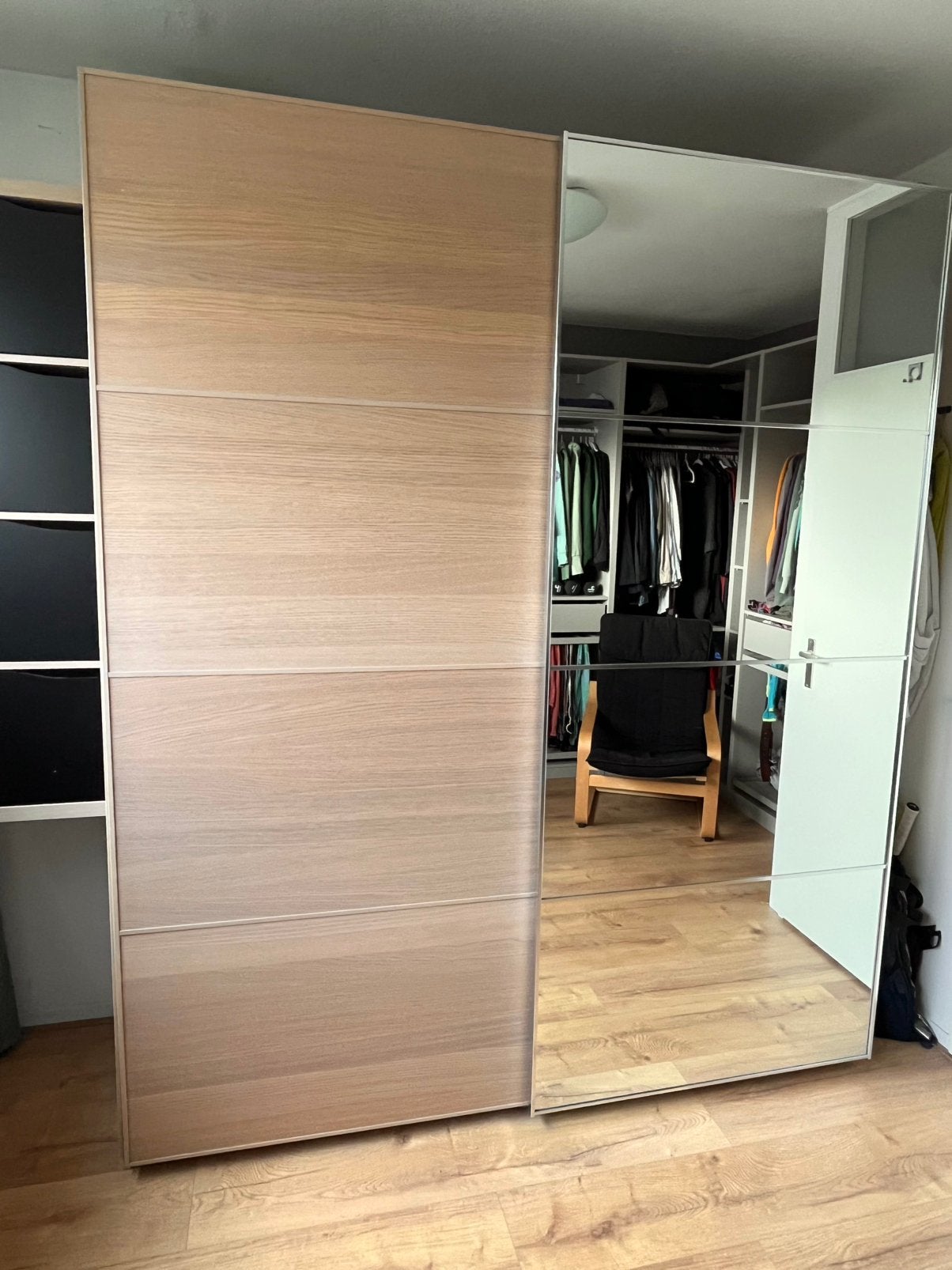 IKEA paxkast 200x66x236 cm, Ophalen, 150 tot 200 cm, 50 tot 75 cm, Tijdloos - modern