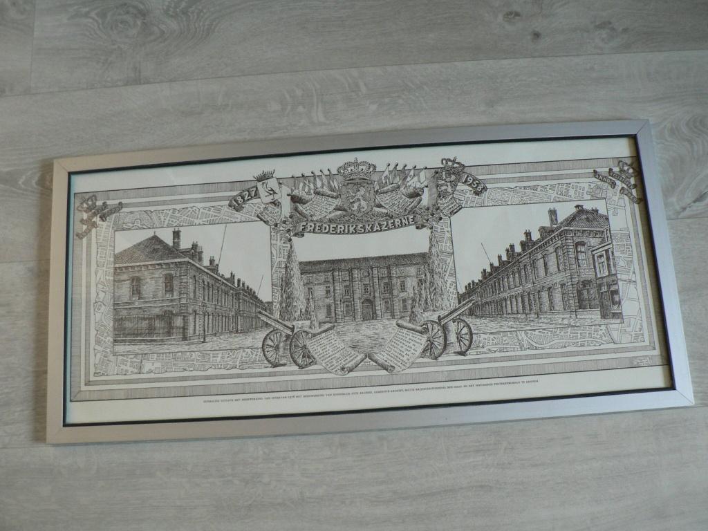 Historische pentekeningen  oude Frederikskazerne Den Haag, Ophalen of Verzenden