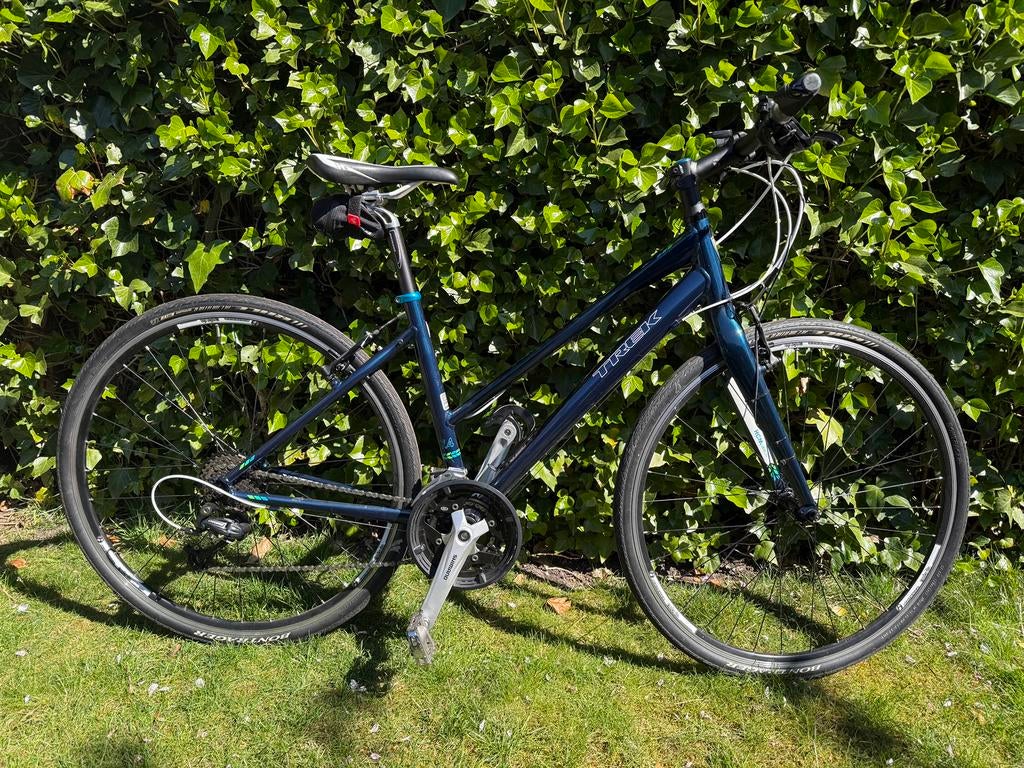 Z.g.an. Trek 7.4 17,5 inch 44,5 cm hybrid / fitness bike, Zo goed als nieuw, Minder dan 47 cm, Meer dan 20 versnellingen, Ophalen