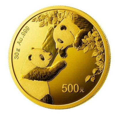 gouden munt panda 2023 30 gram, Ophalen, Midden-Oosten, Losse munt, Goud