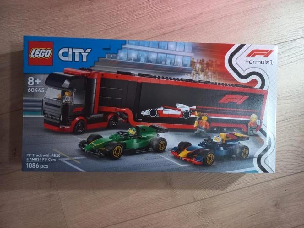 Lego F1 truck 60445 Nieuw, gesealed en ongeopend, Ophalen of Verzenden, Nieuw, Complete set, Lego