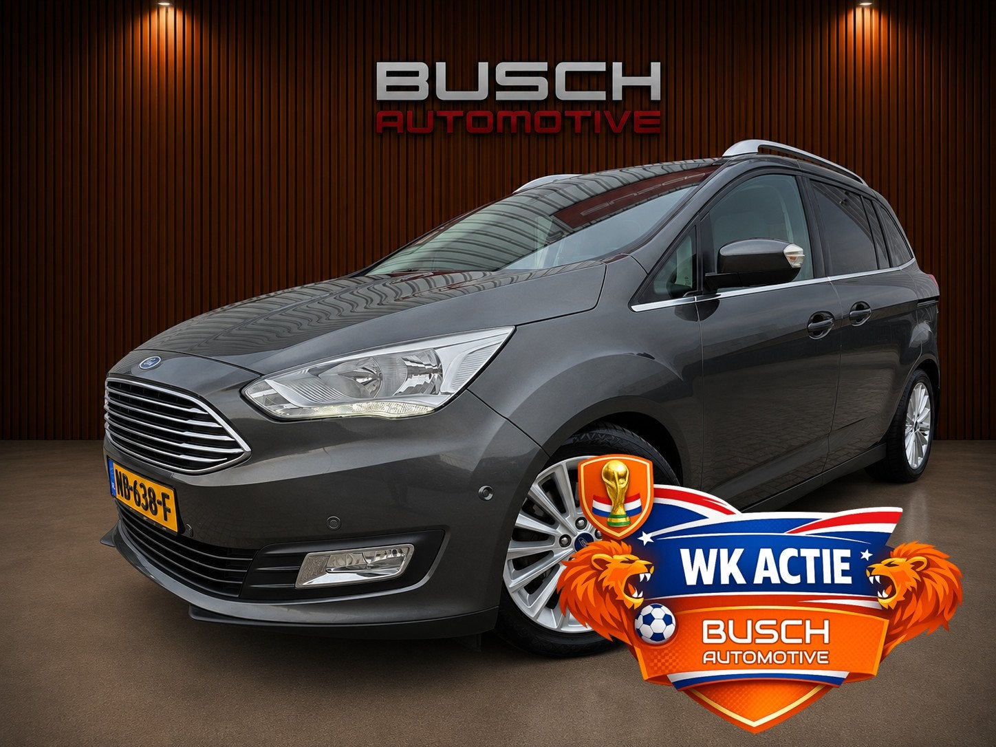 Ford Grand C-Max 1.5 Titanium | VAN 2e EIGENAAR | AUTOMAAT |, Auto's, Ford, Euro 6, 150 pk, Origineel Nederlands, Bedrijf