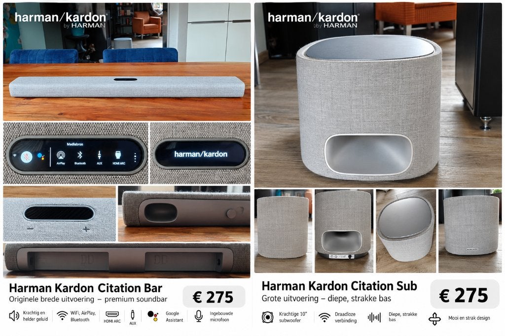 Harman Karldon Citation bar met Sub (groot), Ophalen, Bluetooth, Zo goed als nieuw