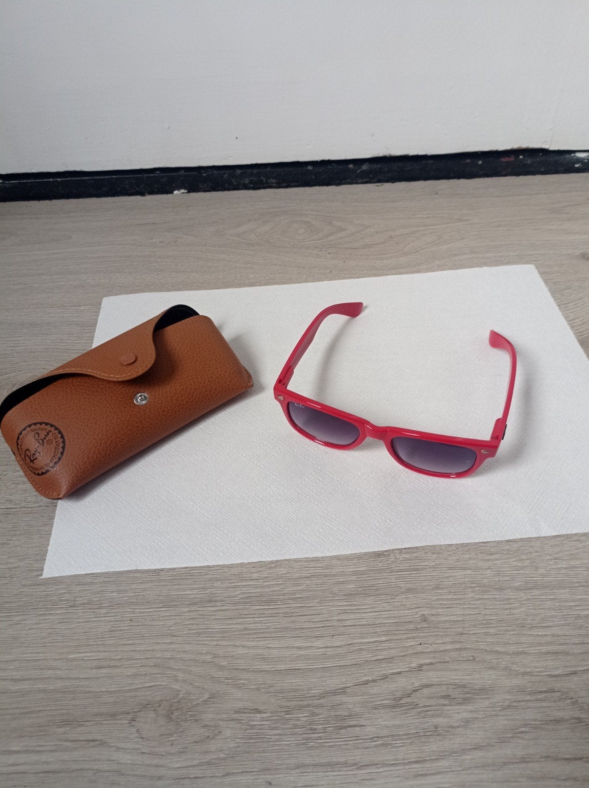 gebruikte Ray Ban 6818 - 140 W - 4 zonnebril M in It, Ophalen of Verzenden, Gebruikt, Ray-Ban