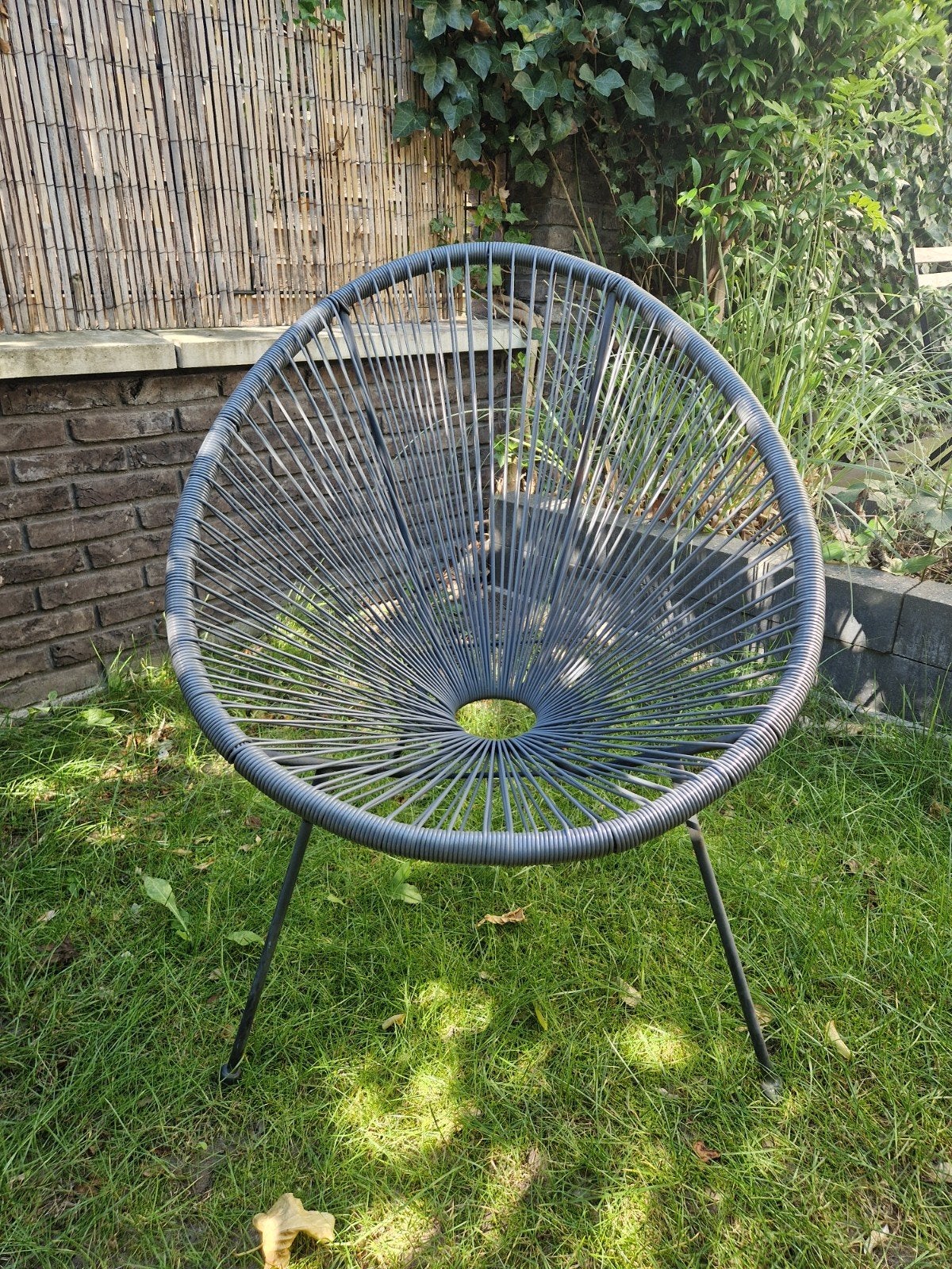 Tuinstoel grijs, Tuin en Terras, Ophalen, Gebruikt, Metaal