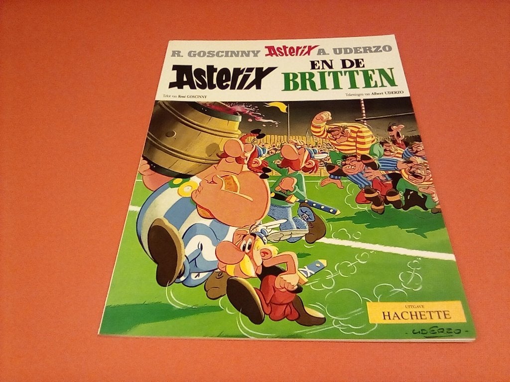 asterix /// en de britten ///, Eén stripboek, Ophalen of Verzenden, Gelezen