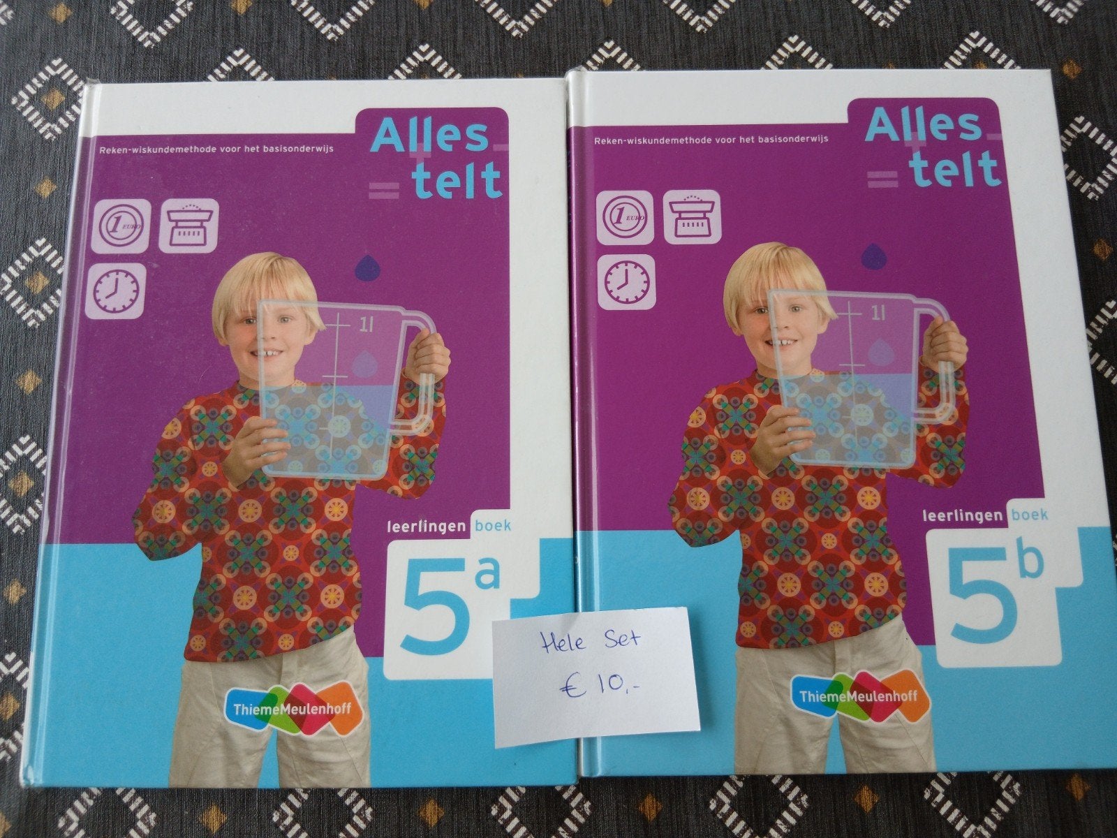 Alles telt 5a en 5b leerlingenboek rekenmethode, Boeken, Verzenden, Gelezen, Overige niveaus, Wiskunde A