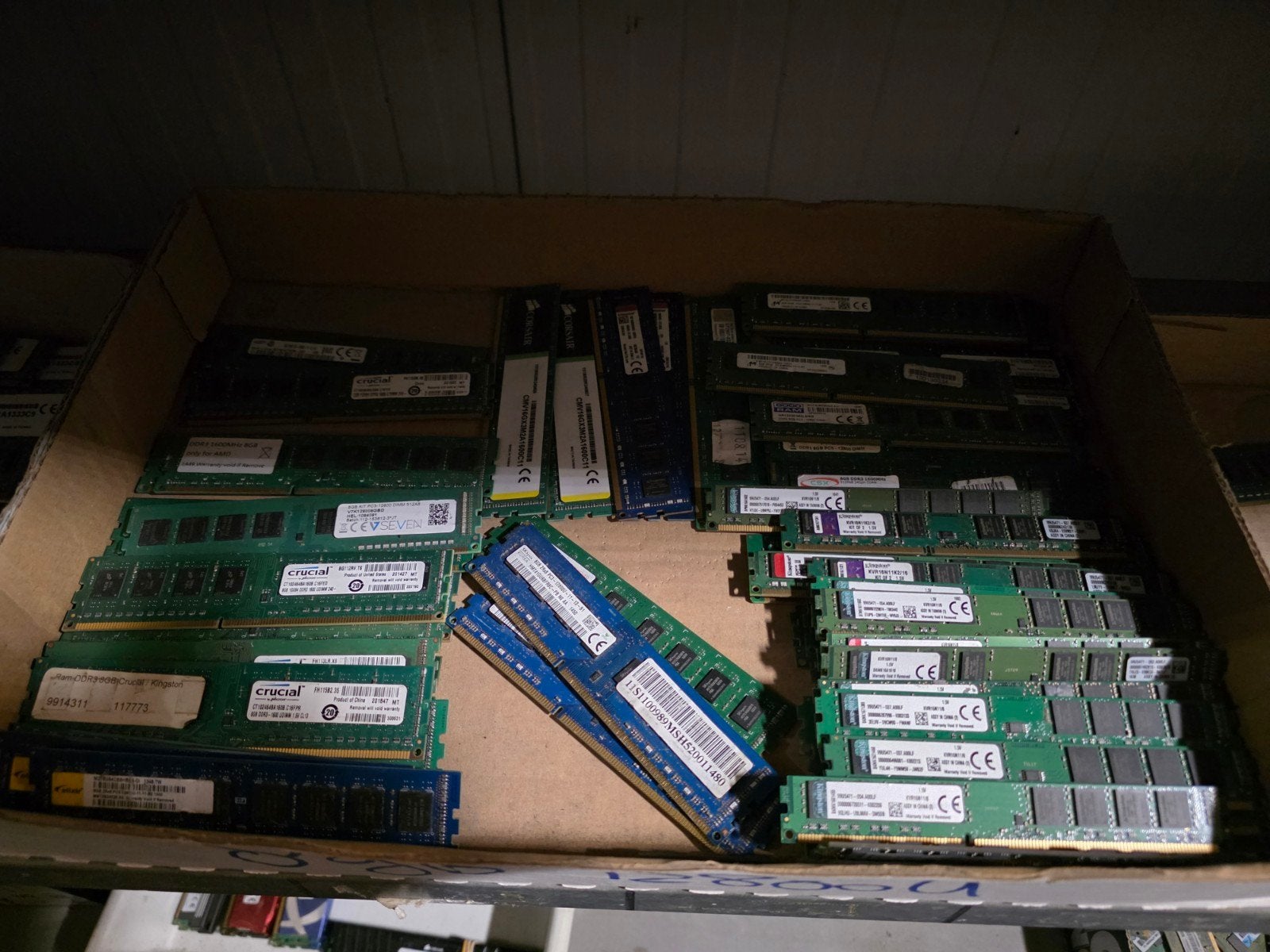 Verschillende merken 8gb pc ram geheugen 12800u pc3 ddr3 160, Gebruikt, ., 8 GB, DDR3