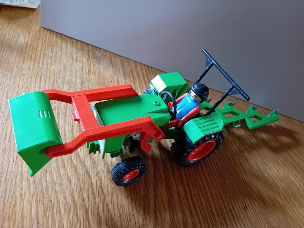 Playmobil tractor met allerlei accessoires jaren 70, Ophalen of Verzenden, Gebruikt
