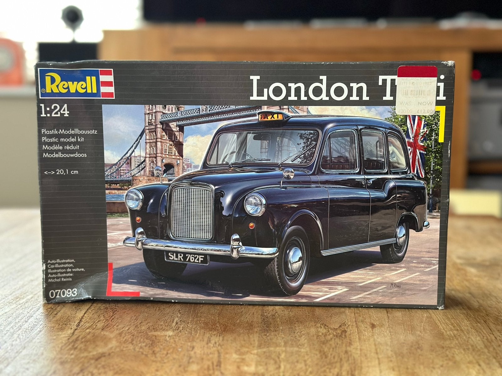 Revell London Taxi Modelbouwkit 1:24 - Nieuw in doos 07093, Auto, Nieuw, Ophalen of Verzenden, 1:32 tot 1:50