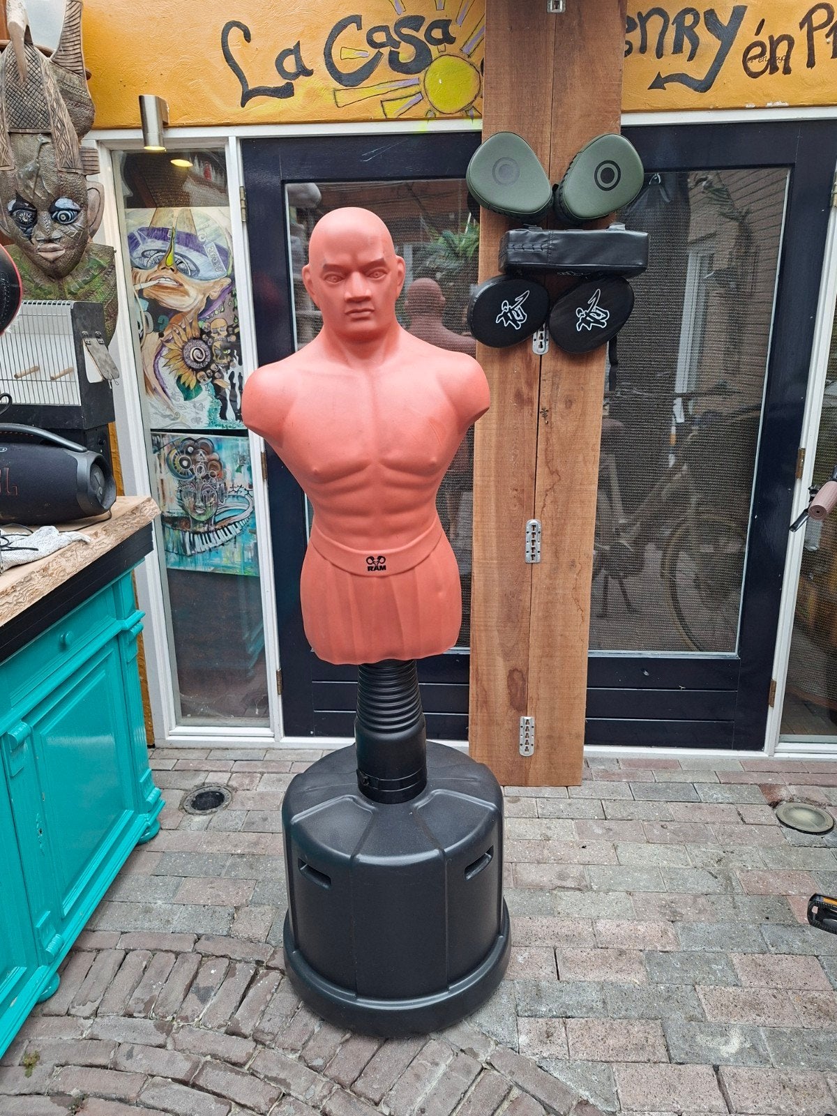 Kickbox pop / Boks dummy merk RAM, Ophalen, Zo goed als nieuw, Boks-accessoire