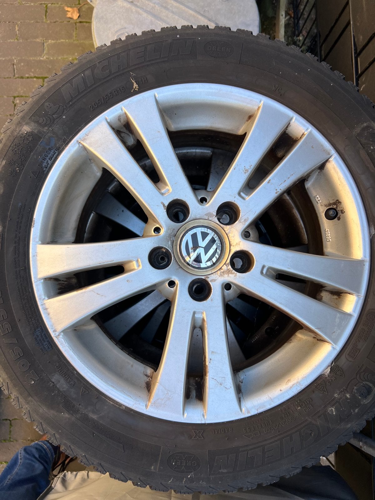 Winterbanden Michelin Alpin, Auto-onderdelen, Banden en Velgen, Ophalen, Gebruikt, 16 inch, Banden en Velgen