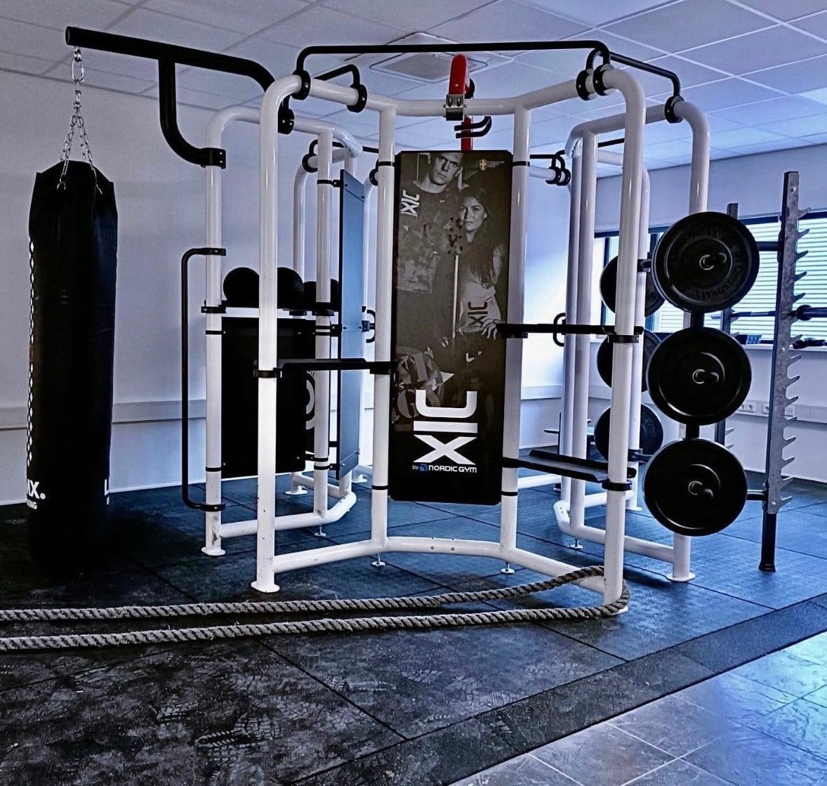 PROFESSIONELE NORDIC GYM XL – COMPLETE TRAININGSSET, Sport en Fitness, Ophalen, Zo goed als nieuw
