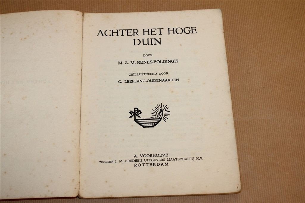 Achter het Hoge Duin — Vintage Kinderboek 1937, Ophalen of Verzenden, Gelezen, Fictie algemeen