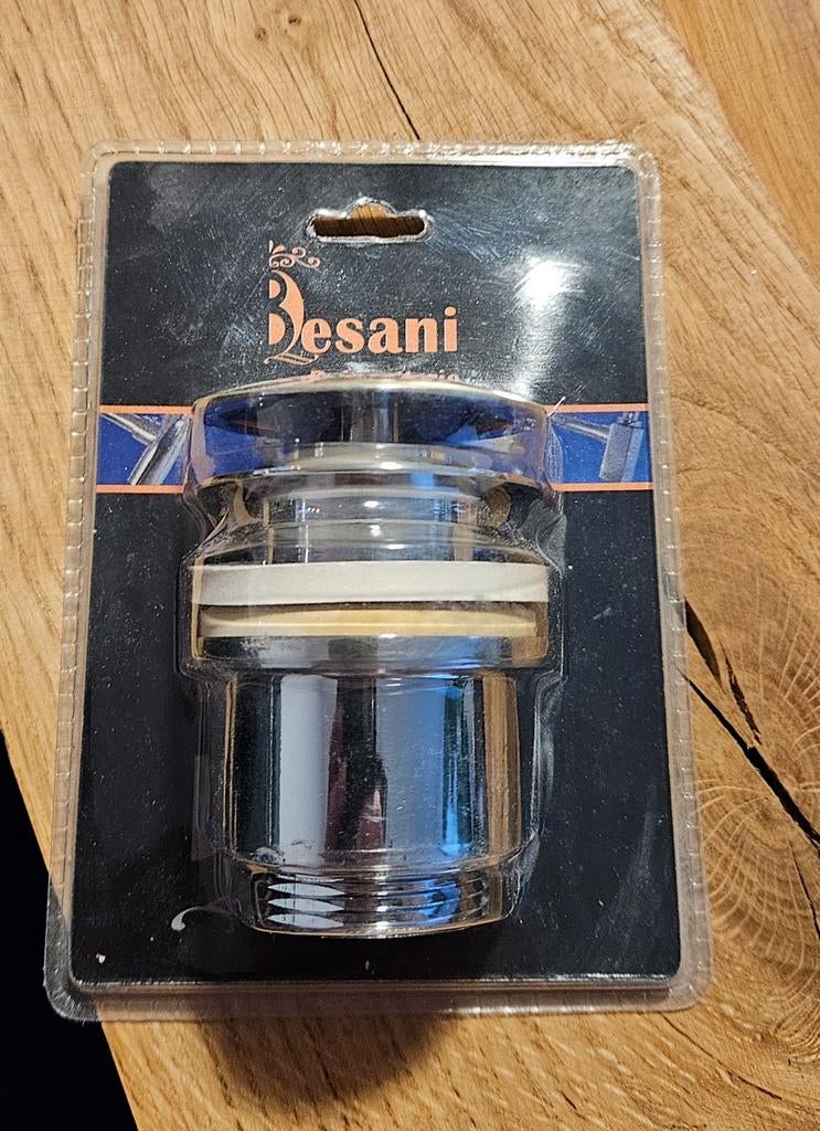 Besani Pop-up afvoerplug voor wasbak - Nieuw, Ophalen of Verzenden, Nieuw, Rvs, Wastafel