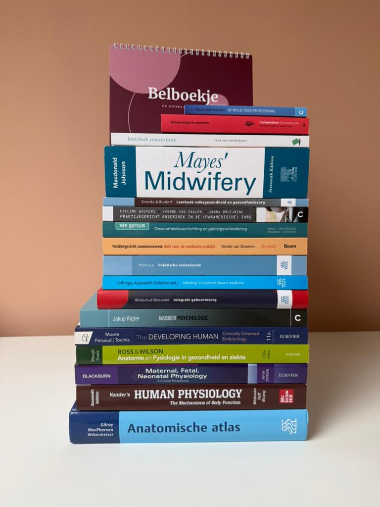 Studieboeken HBO verloskunde (2024/2025), Ophalen of Verzenden, Beta, Zo goed als nieuw, HBO