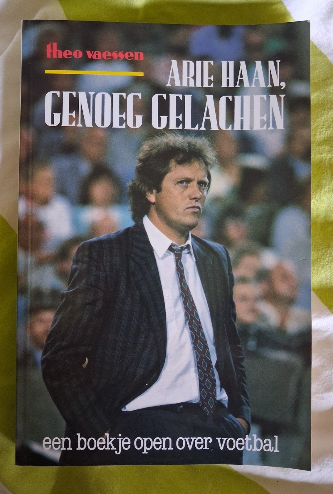 Arie Haan, Genoeg Gelachen - Boek over voetbal (18), Ophalen of Verzenden, Zo goed als nieuw, Balsport, Theo Vaessen