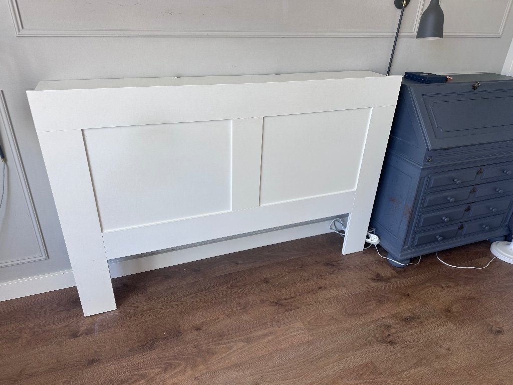 Hoofdeinde Ikea Brimnes met opbergruimte, Ophalen, Overige materialen, Gebruikt, Wit
