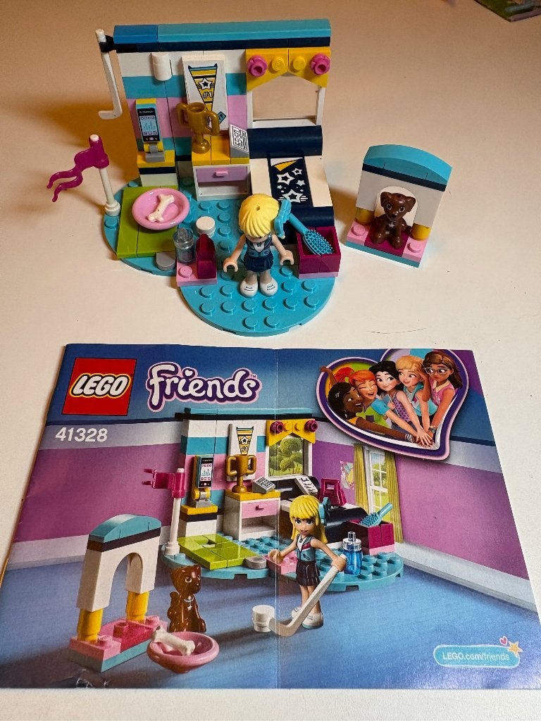 Lego Friends Stephanie’s slaapkamer 41328, Lego, Friends, Ophalen of Verzenden, Zo goed als nieuw