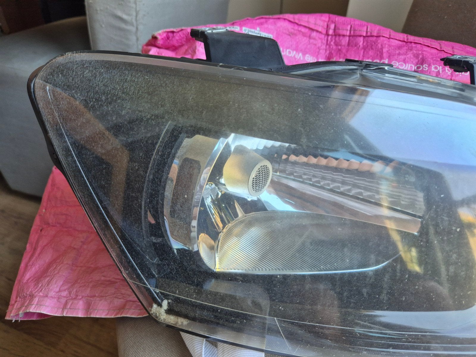VW polo 2012 koplampunit bijrijderskant orgineel, Ophalen of Verzenden, Gebruikt, Volkswagen
