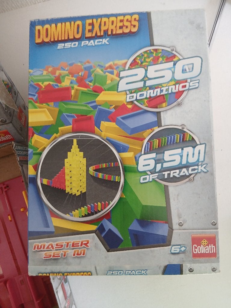 Domino Express Master Set met 250 dominostenen en obstakels, Ophalen of Verzenden, Nieuw, Overige merken