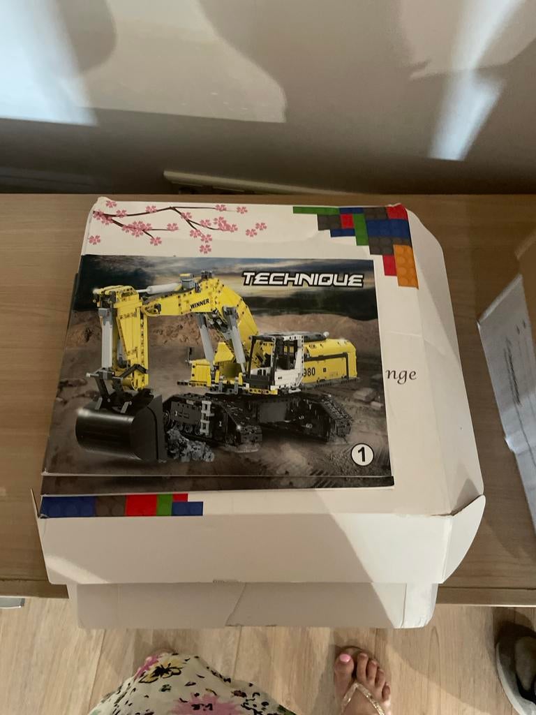 Winner Technic Graafmachine 980 (Lego Technic compatibel), Lego, Nieuw, Ophalen of Verzenden, Technic