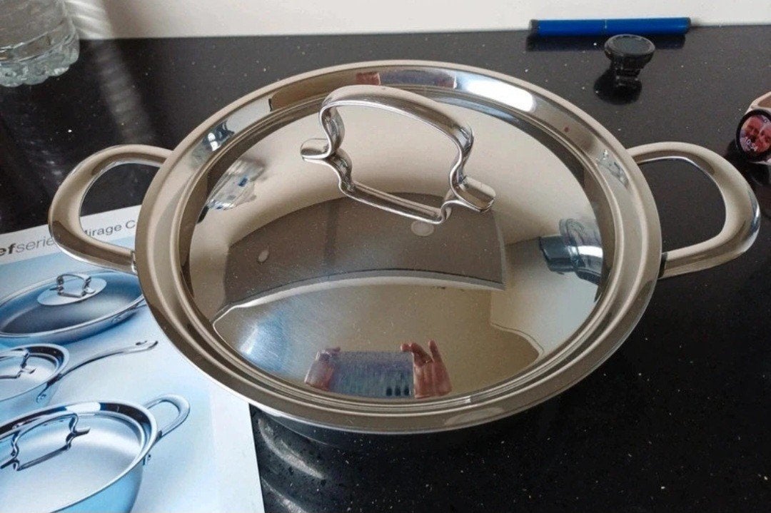 Tupperware Chefs Serie 3.5 liter kookpan, Ophalen of Verzenden, Rvs