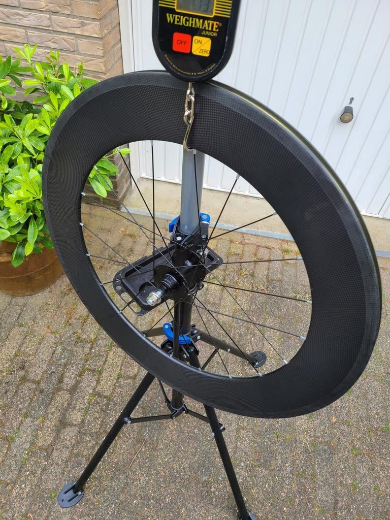 88mm Carbon Deep Rim Achterwiel Fixed Gear/Baanfiets, Zo goed als nieuw, Racefiets, Carbon, Ophalen