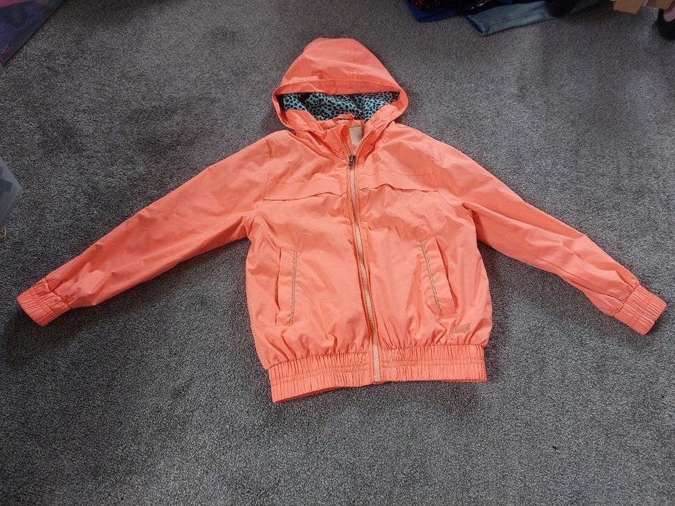 Roze-oranje zomerjas maat 116, Kinderen en Baby's, Kinderkleding | Maat 116, Ophalen of Verzenden, Gebruikt, Meisje, Jas