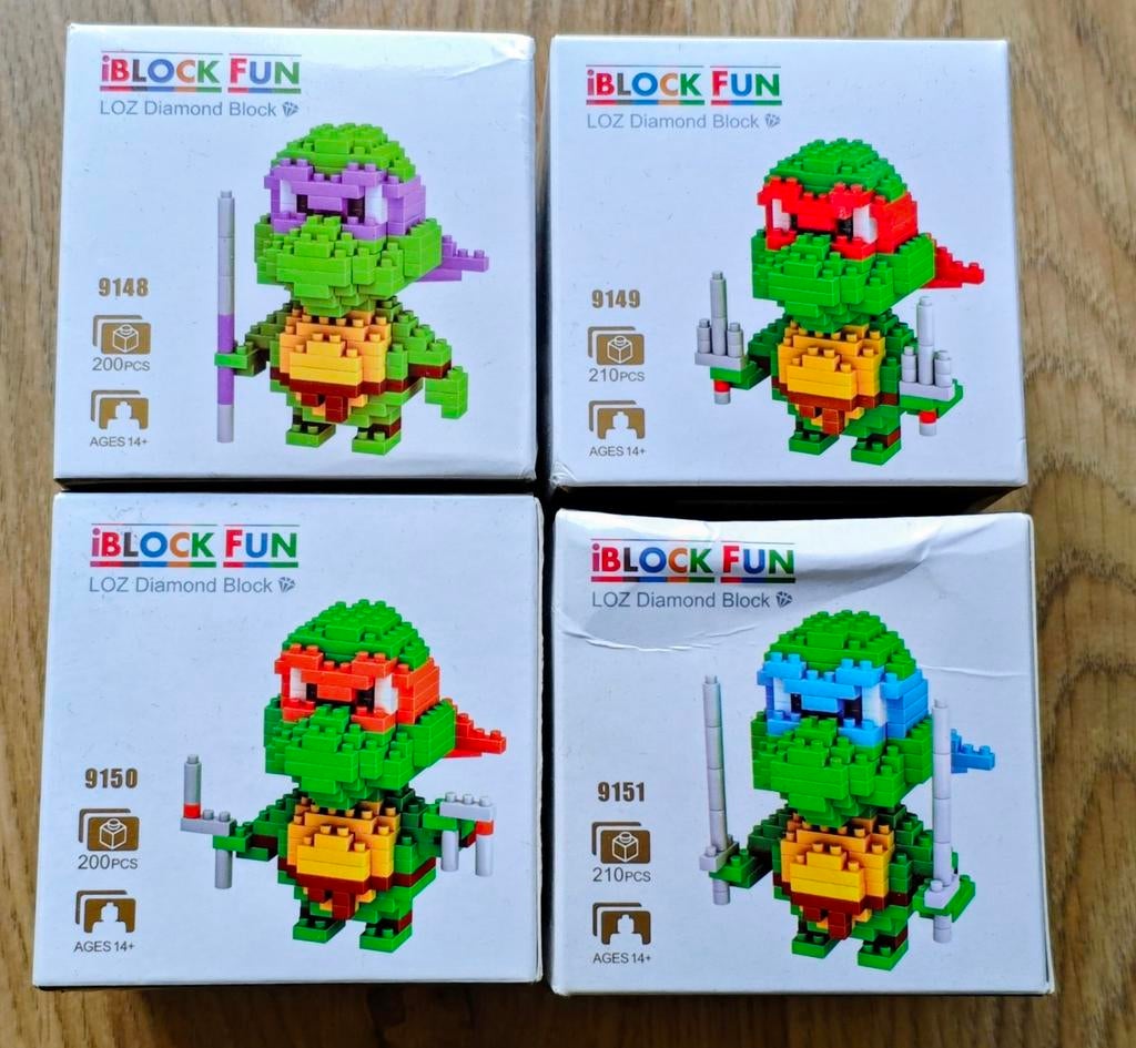 iBlock Turtles - TMNT Mini LEGO - Leonardo, Donatello, etc., Ophalen of Verzenden, Nieuw