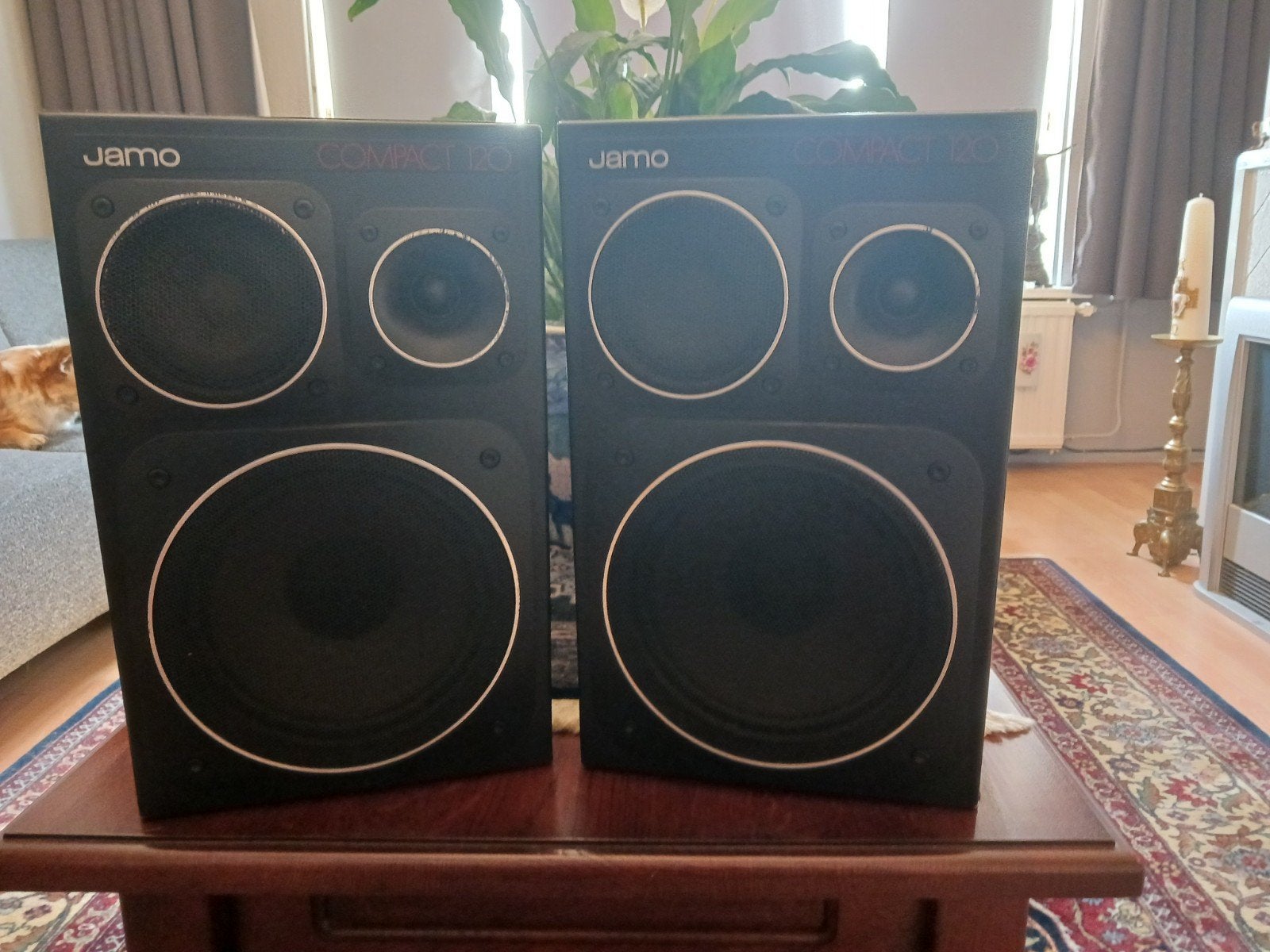 Jamo Compact 120 Boxen - Goede staat, Ophalen, Stereo speakers, Gebruikt, 120 tot 150 watt
