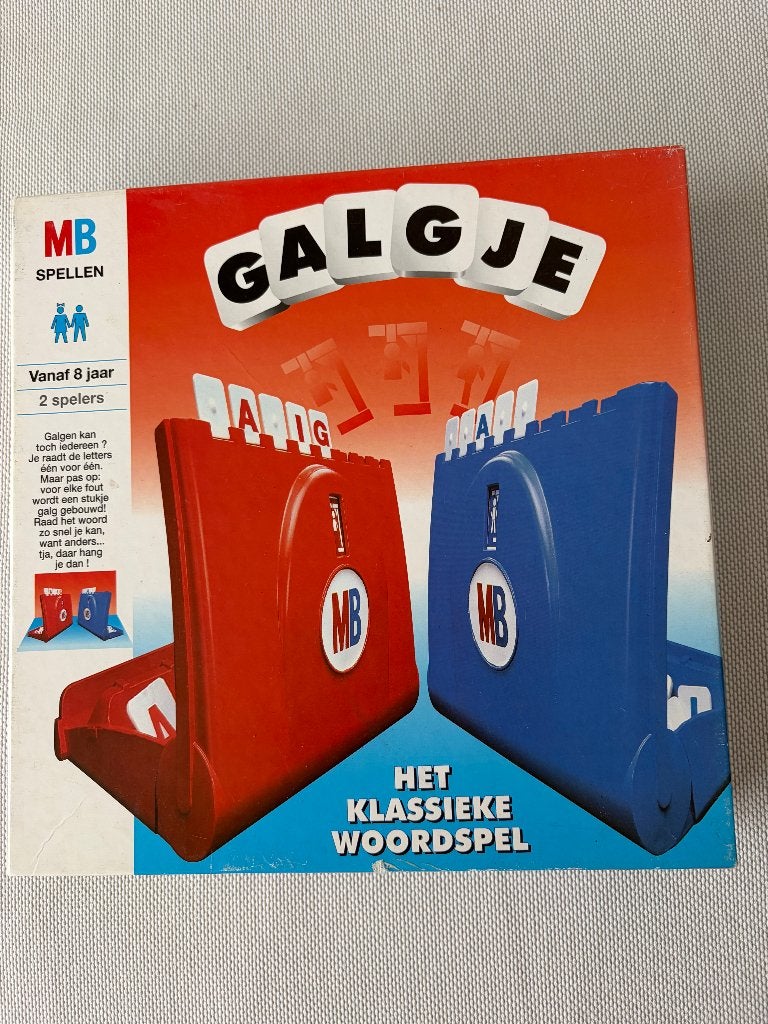 Galgje, Hobby en Vrije tijd, Een of twee spelers, Ophalen of Verzenden, Gebruikt, MB