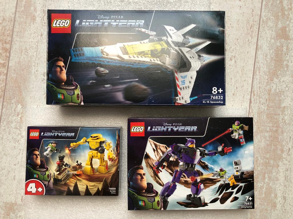 LEGO® Disney® Lightyear 76830 + 76831 + 76832 (MISB) *Nieuw*, Lego, Nieuw, Ophalen of Verzenden, Disney