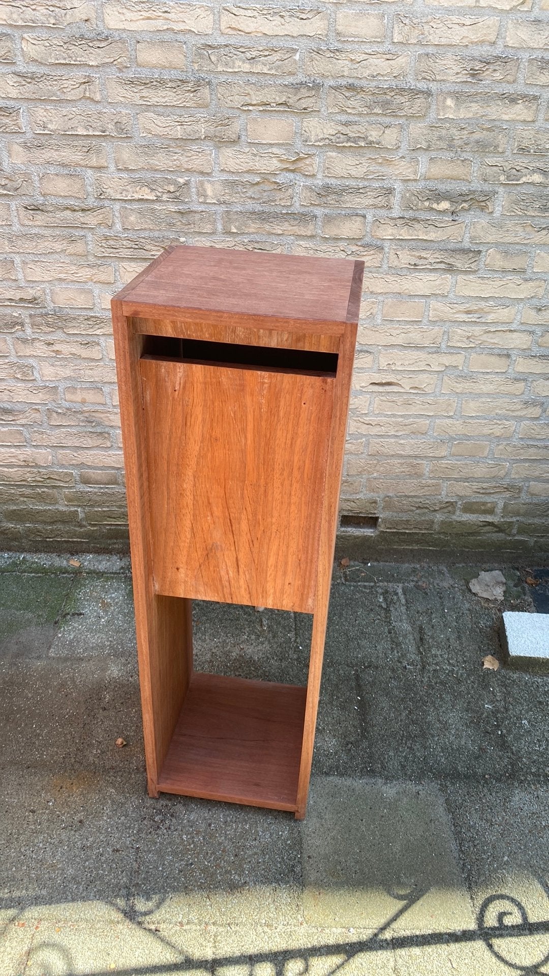 Brievenbus hardhout padouk, Tuin en Terras, Brievenbussen, Ophalen, Nieuw, Hout, Staande brievenbus