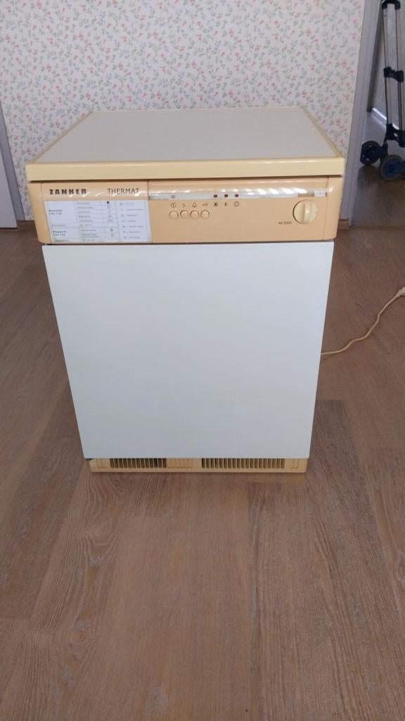Zanker Thermat AZ 5000 wasdroger  25EURO met opzet rekje, Ophalen, Gebruikt, 85 tot 90 cm
