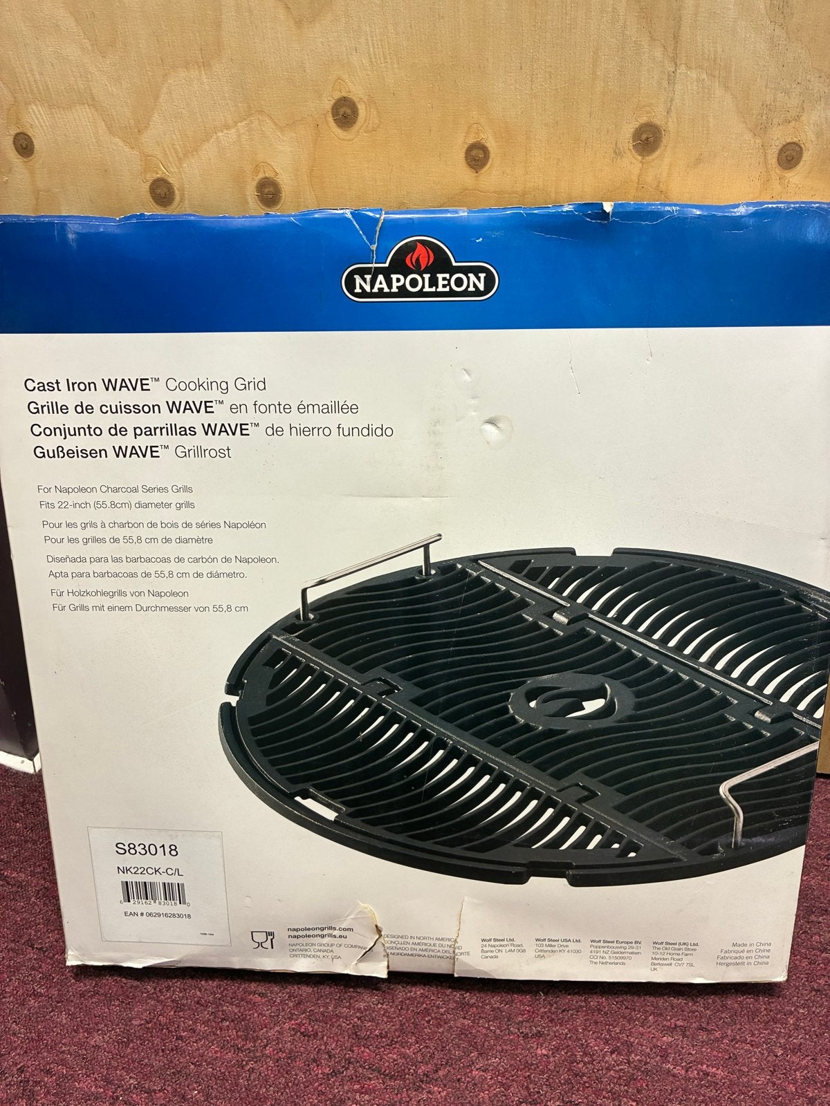 Napoleon WAVE Gietijzeren Grillrooster 55,8 cm, Tuin en Terras, Ophalen, Nieuw