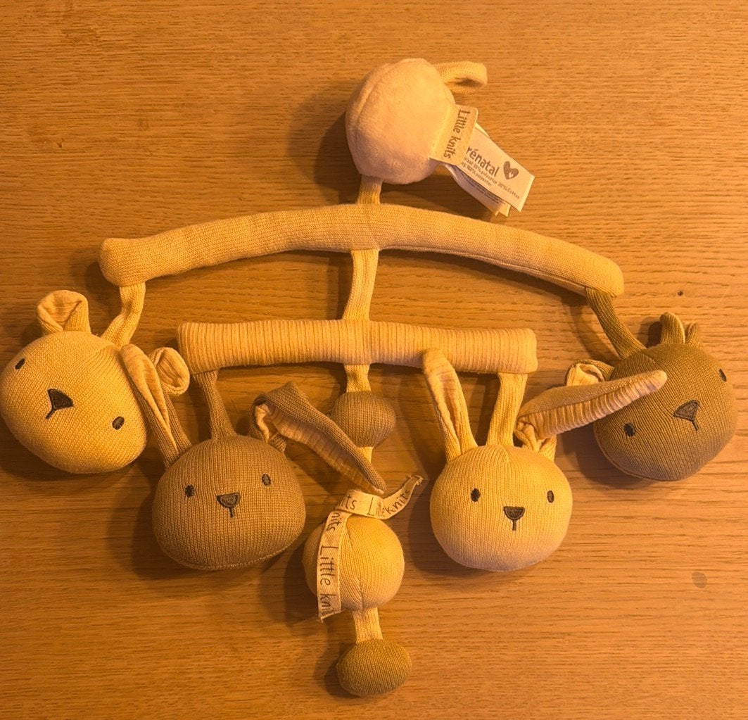 Prénatal Muziekmobiel "Konijnen en Beren" - Nieuw in doos, Ophalen of Verzenden, Nieuw, Mobiel, Met geluid