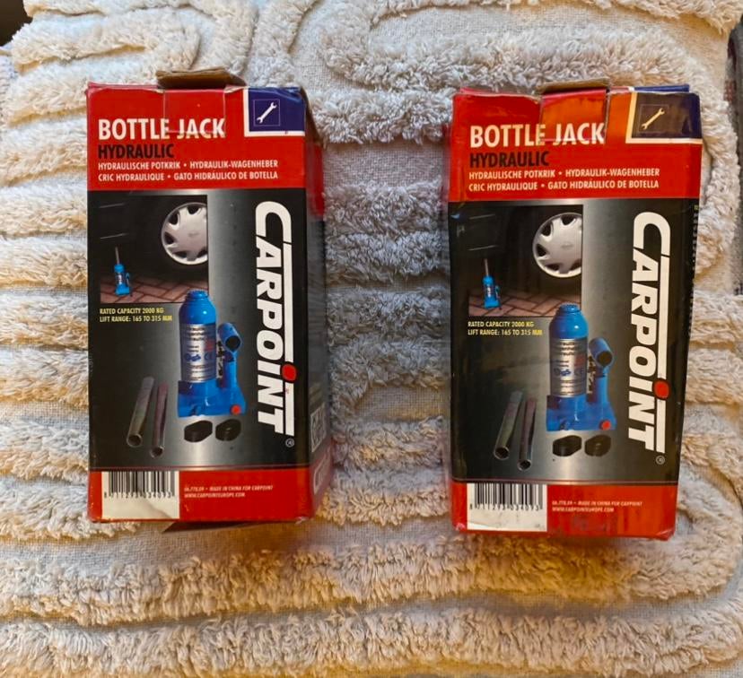 Bottle Jack Hydraulic/ Hydraulische Potkrik (1 of 2), Ophalen, Gebruikt, Hydraulisch, Potkrik
