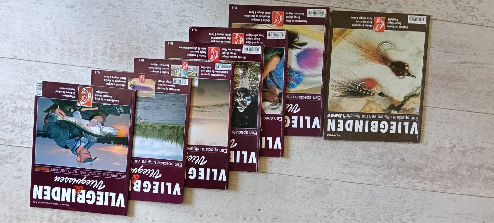 Vliegbinden & Vliegvissen Tijdschriften (set van 7), Ophalen of Verzenden, Gelezen, Overige onderwerpen