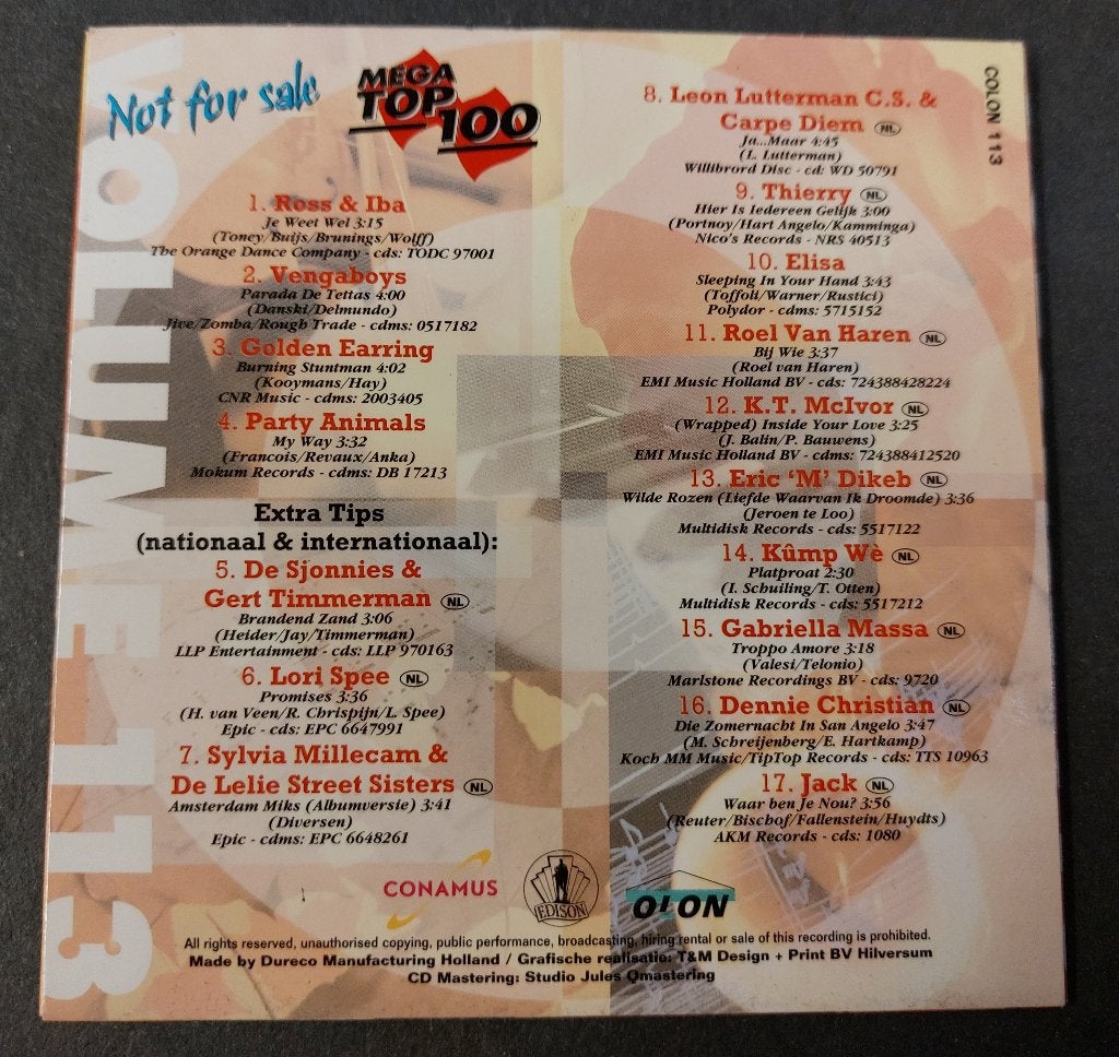 PROMO CD Golden Earring Vengaboys Party Animals, Gebruikt, Pop, Album, Promo