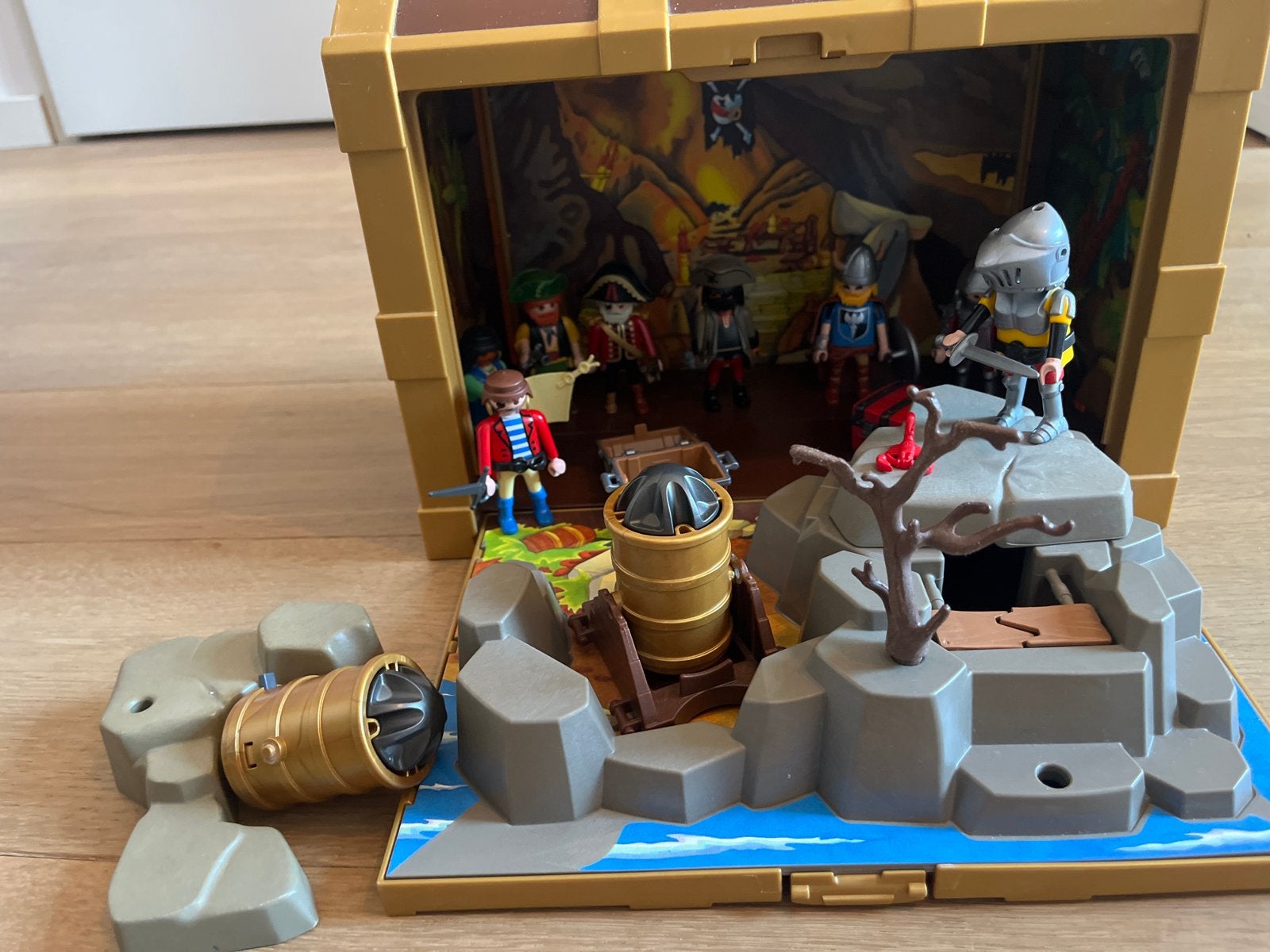 Playmobil Schatkist Set met Piraten en Ridders, Ophalen, Pirates, Gebruikt, Complete set