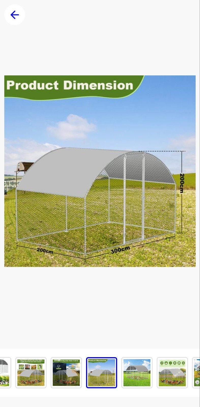 dieren ren (Kippen konijnen eenden etc) 3x2x2 meter., Ophalen