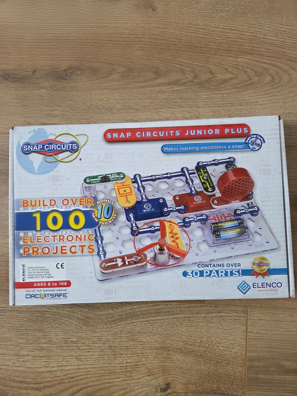 Snap Circuits Junior Plus - 100+ elektronische projecte, Ophalen of Verzenden, Nieuw, Bouwen