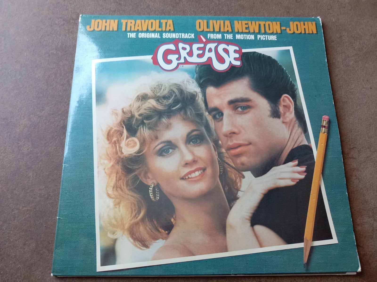 Grease Soundtrack LP - John Travolta & Olivia Newton-John, Cd's en Dvd's, Vinyl | Pop, Ophalen of Verzenden, Gebruikt, 12 inch